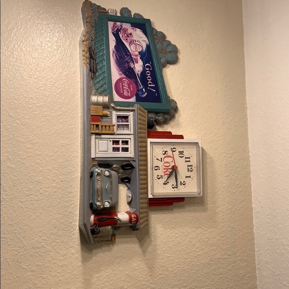Vintage 1990s Coca-cola clock